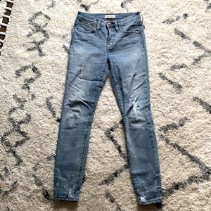 Madewell skinny high rise jeans